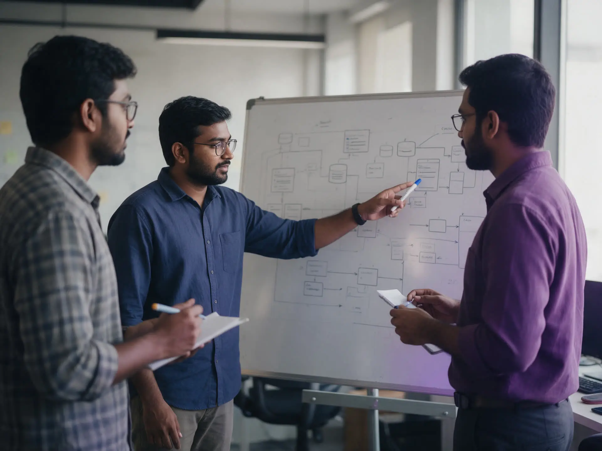 Offshore Development Center team at work